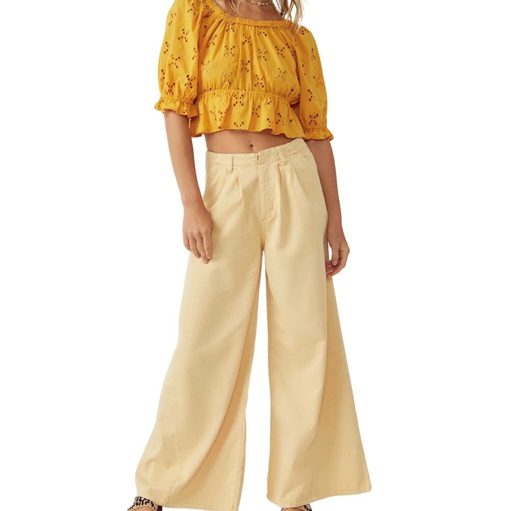 Free People Light as Spring Trousers
